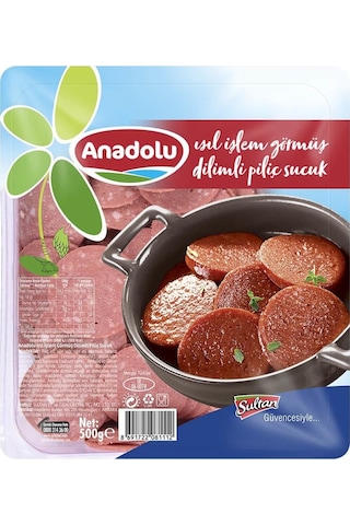 Anadolu Dilimli Piliç Sucuk 500 G Anadolu Dilimli Piliç Sucuk 500 G