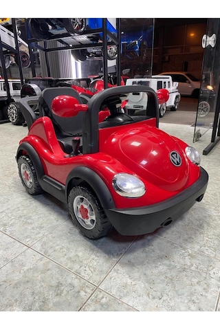 Akülü Araba Volkswagen Kırmızı