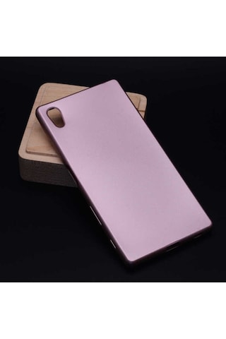 Sony Xperia Z5 Kılıf Zore Premier Silikon Kapak Rose Gold
