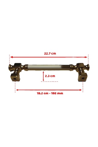 Doğanlar AL344 Kulp Mat Siyah 128 MM
