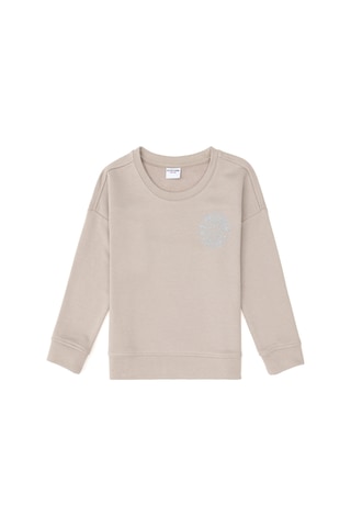 U.S. Polo Assn. Kız Çocuk Taş Bisiklet Yaka Basic Sweatshirt 50296391-VR049