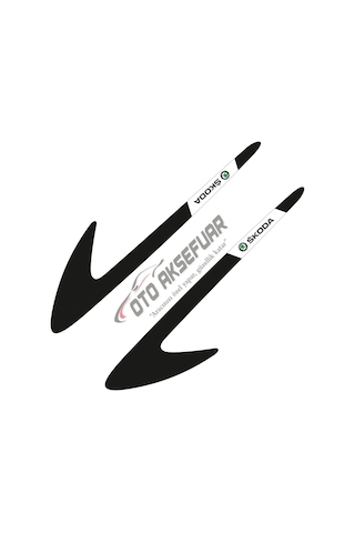 Skoda Kodiaq Çamurluk Venti Parlak Siyah Logolu