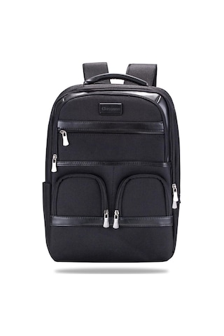 Classone Bp-bs200 Business Vıp B2 -serisi 15.6 İnch Uyumlu Wtx Pro Su Geçirmez Kumaş Laptop Sırt Çantası -siyah Siyah