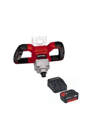 Einhell TE-MX 18 Li Akülü Karıştırıcı Boya Harç Mikseri + 4.0 Ah Akü ve Şarj Ünitesi