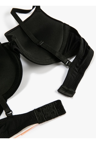 Koton Push Up Sütyen Destekli Dolgulu Balenli Basic Siyah 4wlk10095mk 4WLK10095MK999 Siyah