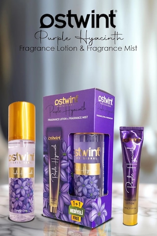 Ostwint Purple Hyacinth Vücut Spreyi 200ml & Vücut Kremi 50ml Set - Mor Sümbül Ve Çiçeksi Parfüm Kok