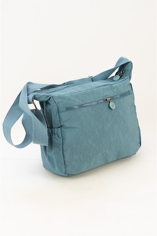 Krinkıl / Klinkır Su Geçirmez Kumaş Çok Gözlü Çapraz Kol Ve Omuz Postacı Çantası Indigo Mavi 5835 Mavi