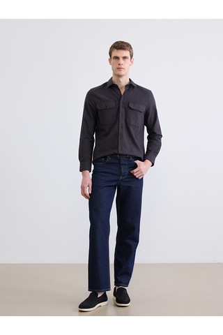 Lcwaıkıkı Classic Kahverengi Loose Fit Erkek Gömlek