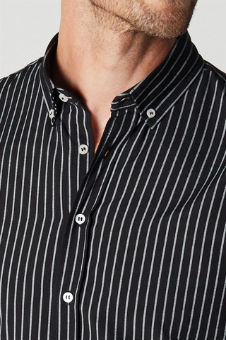 Tudors Slim Fit Poplin Erkek Gömlek-25505 Lacivert