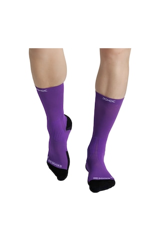 X-bıonıc X-bionic X-socks Run Perform Crew Unisex Koşu Çorabı Pp00 Mor
