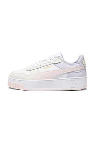 Puma Carina Street 389390 10 Kadın Sneaker Ayakkabı Beyaz Pembe 36-40 001