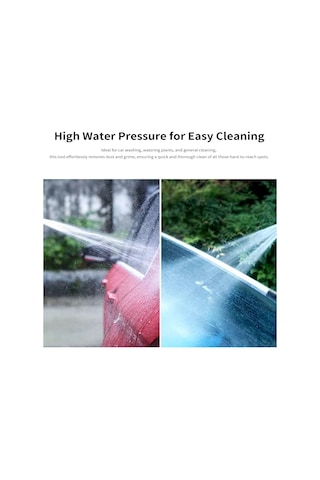 Tenfowee Yüksek Basınçlı Araç Yıkama Tabancası - 4 Nozullu G3 Alaşımlı Hızlı Bağlantılı Ev Tipi M22 14mm