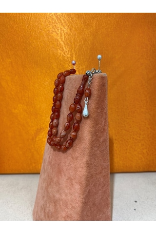 Firuze Gümüş Ateş Kehribar Tespih F16001865