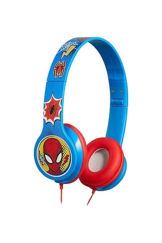 Volkano MV-10902-SA Marvel Spiderman Örümcek Adam Lisanslı Kablolu Kulaküstü Çocuk Kulaklığı