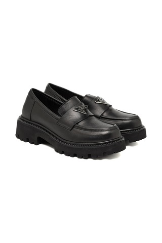 Nero Black Sneaker Günlük Kadın 25k11768 Vergelio Skin Nero Bej