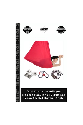 Özel Üretim Kondisyon Modern Popüler Yfs-200 Red Yoga Fly Set Kırmızı Renk
