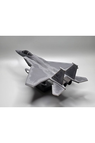 F-15 Uçak Kit Kart Maket Gri
