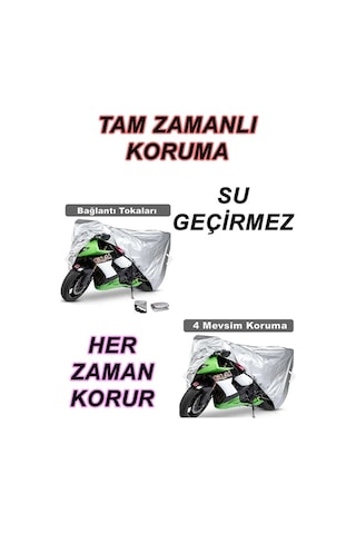 Rks Optımus 3 Tekerlekli 3 Kişilik Elektrikli Motor Brandası Miflonlu Premium 4 Mevsim Koruma Gri