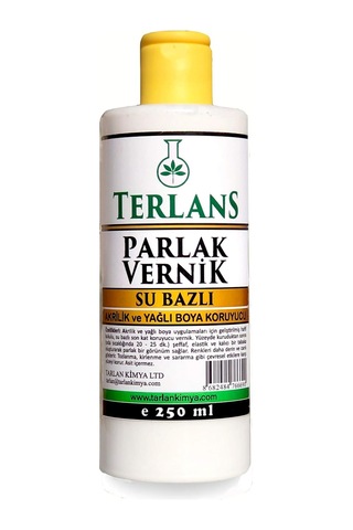 Bazlı Parlak Vernik 250 Ml Akrilik Ve Yağlı Genel