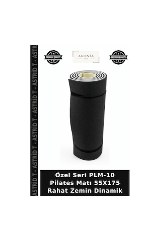 Özel Seri Plm-10 Pilates Matı 55x175 Rahat Zemin Dinamik Çok Renkli
