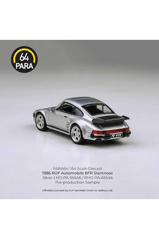 Para64 Porsche Ruf Btr 1986 Slantnose Silver Pa-55546 Çok Renkli