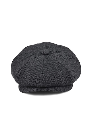 Takı Dükkanı Siyah Erkek Kasket Baretta Peaky Blinders Şapka Cp231