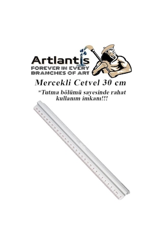 Cetvel Mercekli Plastik Şeffaf 1 Adet Okul Sınıf Öğrenci Büyüteçli Tutumu Kolay Cetvel 30 CM Şeffaf