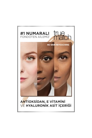 L'Oreal Paris True Match Bakım Yapan Fondöten 1.5N Linen