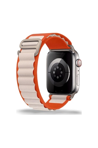Watch Band Alpine Loop Saat Kayışı Turuncu Beyaz