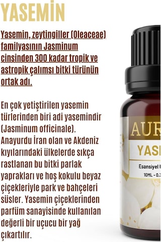 Auran Yasemin Esansiyel Uçucu Yağı 10 ML