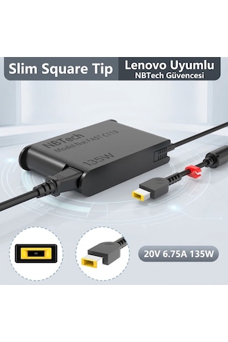 Fast C113 20v 6.75a 135w Lenovo Notebook Şarj Adaptörü Usb Tip