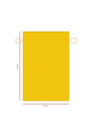 Baghashtag Sarı Bez Kese 20 Cm X 30 Cm Çok renkli