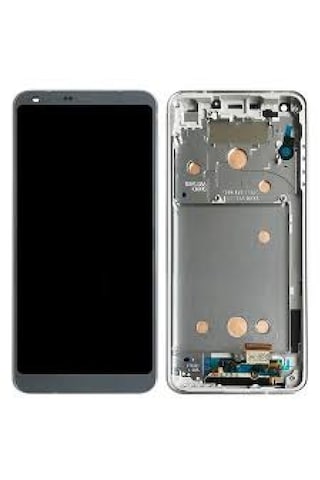 Teknonet Lg G6 Uyumlu Lcd+dokunmatik+çıtalı - Beyaz