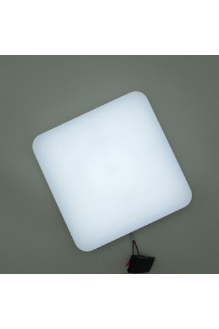 Dış Mekan Kare Sıva Üstü 20W Led Panel Armatür Trafolu Beyaz