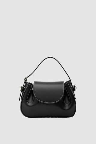 Shule Bags Lover Oval Çapraz Çanta Siyah Siyah