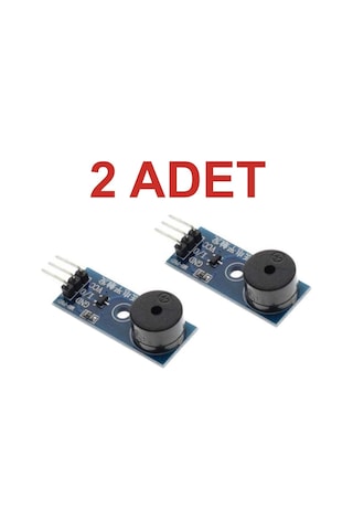 2 Adet 5v Buzzer Modül Arduino Alarm Piezo Ses Uyarı Kartı Rodevino