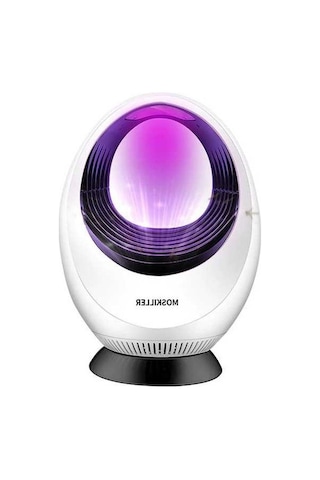 Pazly Usb Sinek Yakalama Lambası - Zehirsiz Uv Işık, Sessiz Taşınabilir, 8,86x6,30x4,57 Cm, Beyaz