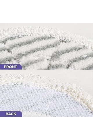 Yunboo Shark S7000 S7001 Serisi İçin Yıkama Yapılabilir Yenileme Mop Padleri 6 Adet - Ahşap, Seramik, Laminate Zeminler İçin