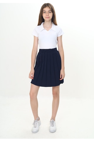 Toontoy Kız Çocuk Piliseli Okul Etek Lacivert