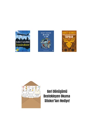 İstanbullular + Oh To Be A Cat + Uyumsuz Defne Kaman'ın Maceraları - Toprak + Okuma Sticker'ları