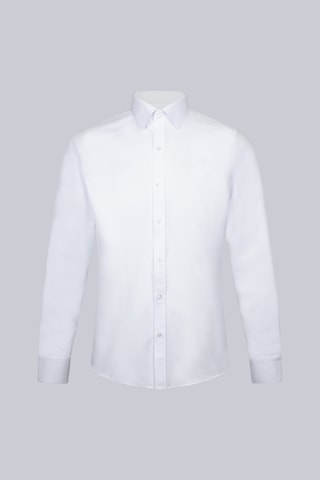 Hatemoğlu Beyaz Slim Fit Desenli Slim Yaka Pamuklu Uzun Kollu Klasik Gömlek 34309 4111993