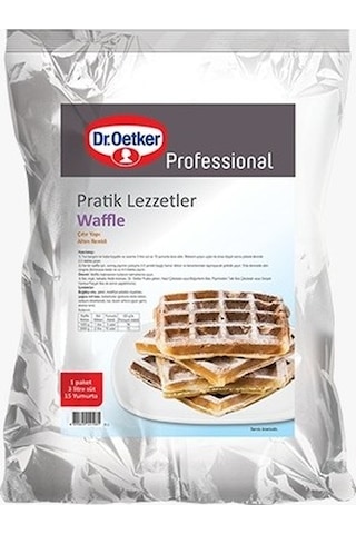 Dr.Oetker Profesyonel Waffle Karışımı 3 KG Dr.Oetker Profesyonel Waffle Karışımı 3 KG