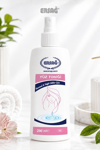 Ersağ Yüz Toniği Normal ve Yağlı Ciltler İçin 200 ML