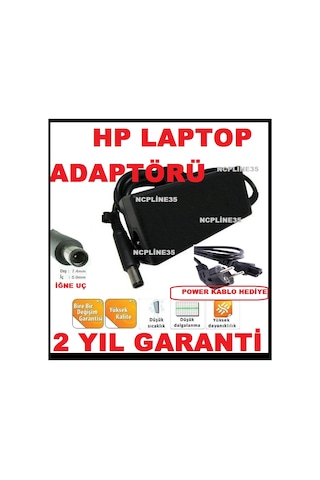 HP Uyumlu 19V 4.74A Iğne Uçlu Notebook Adaptör - 7.4X5.0 Adaptör 19 Volt