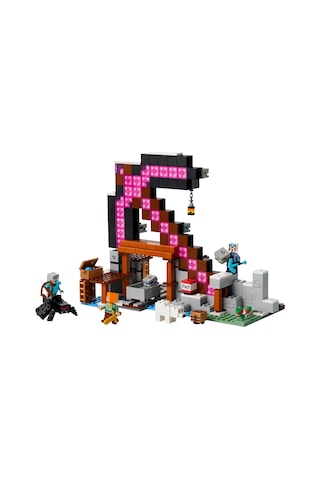 LEGO® Minecraft® Kazma Madeni 21277 - 8 Yaş ve Üzeri Çocuklar için Video Oyunu Temalı, Dekoratif Yaratıcı Oyuncak Yapım Seti (530 Parça)