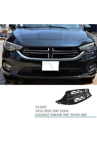 Fiat Egea Logosuz Panjur Mat Siyah 2015-2020 Arası Uyumlu