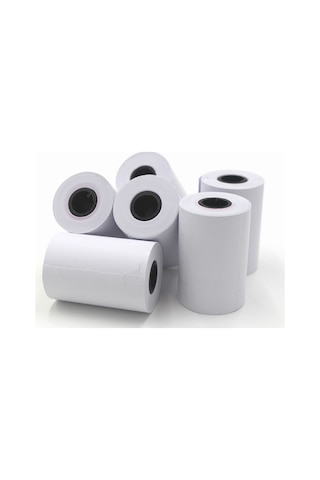 10 Adet 58 Mm X 60 Mt Akaryakıt Pompa Yazar Kasa Ve Pos Makinesi Termal Kağıt Rulosu