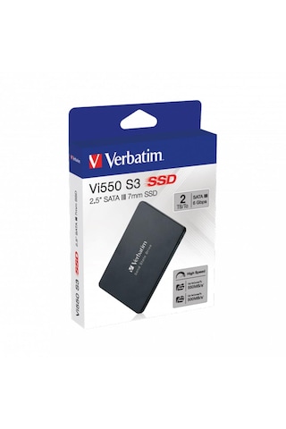 Verbatim 2tb Vi550 S3 Sata 3.0 Ssd Okuma 550mb / Yazma 500mb