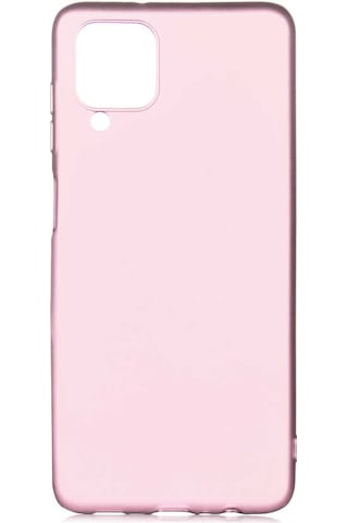 Samsung Uyumlu Galaxy A12 Kılıf Zore Premier Silikon Kapak Rose Gold