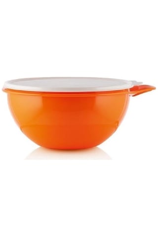 Tupperware Miks 2.75 Lt Miksim Karıştırma Saklama Kabı Turuncu Beyaz